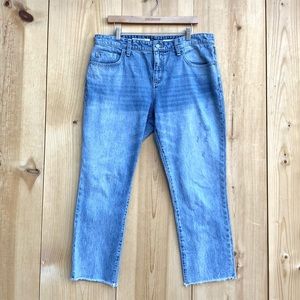 Pilcro Hyphen Ankle Jeans Distressed Sz 32